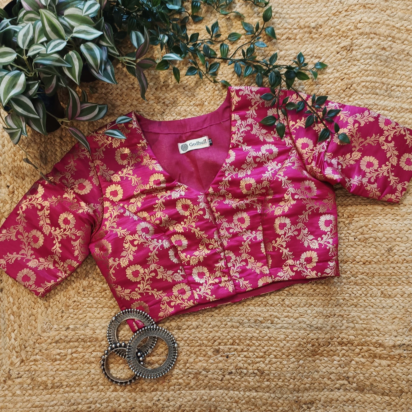 Rani Kimkhab Banarasi Brocade Blouse