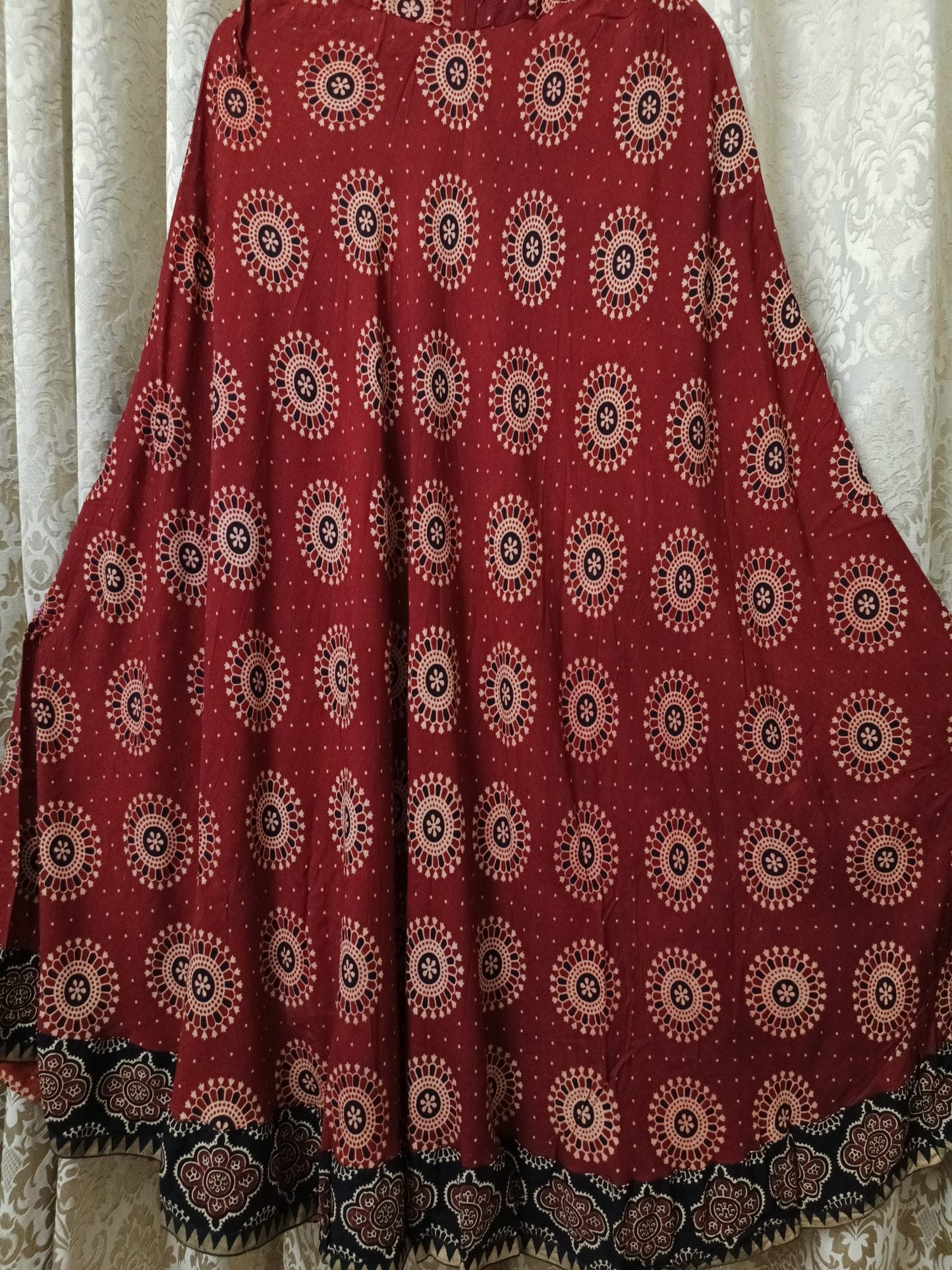 Black Ajrakh chaniya choli