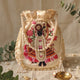 Buy Beige Colour Shreenathji Potli Bag | Godhuli