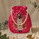 Buy Rani Colour Shreenathji Potli Bag | Godhuli