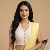 Halter Neck Cut-work Readymade Blouse | Godhuli