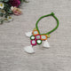 Buy Handcrafted Mirrorwork Light Green Dori Neckpiece | Godhuli