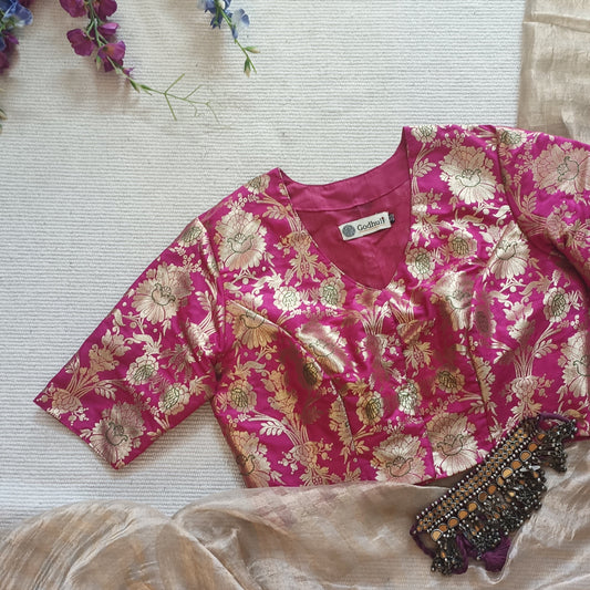 Rani Banarasi Brocade Blouse