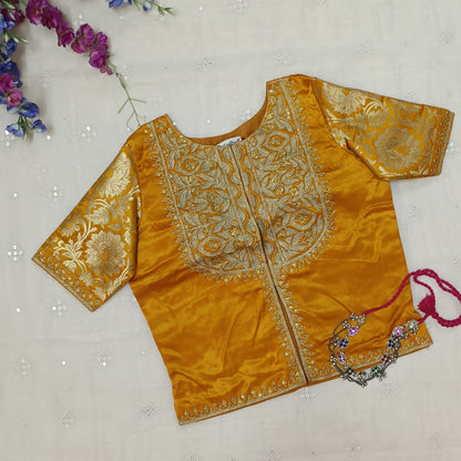 buy-mango-yellow-gaji-silk-aari-work-blouse-godhuli