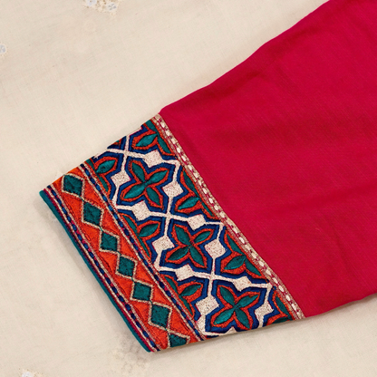 Rani Fine Machine Work Embroidery Blouse