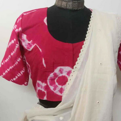 Rani Pink Shibori Blouse