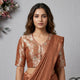 Red Banarasi Brocade Readymade Blouse | Godhuli