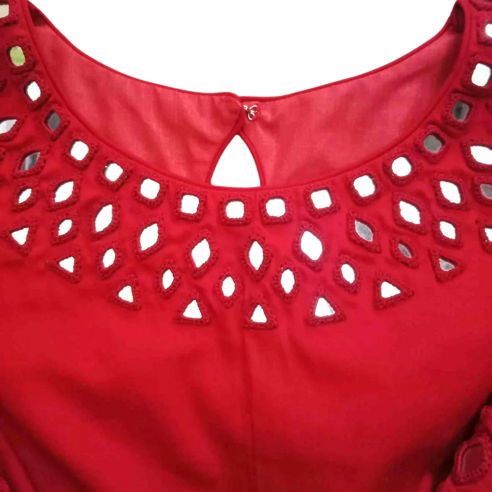Buy Red Mirrorwork Blouse Combo | Perfect for B2B Orders
