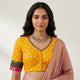 Yellow Bandhani Readymade Blouse | Godhuli