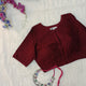 Buy Maroon Cut Work Blouse with Sleeves Combo | Perfect for B2B Orders