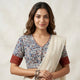 Indigo Blue Kalamkari Readymade Blouse | Godhuli