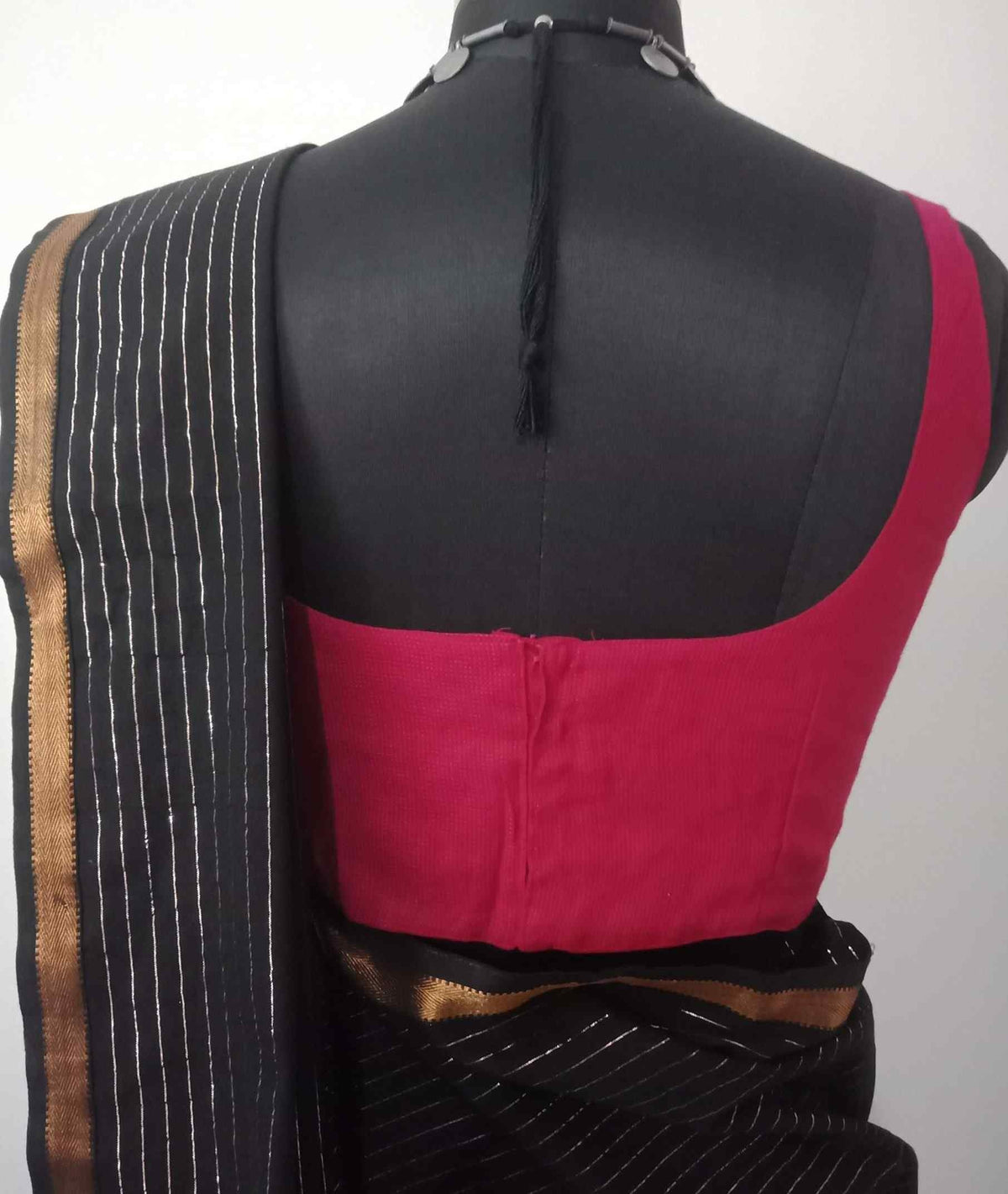 Rani Sleeveless Readymade Blouse with Mirror Work | Godhuli