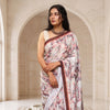 Buy Leaf Print Crepe Saree | Godhuli