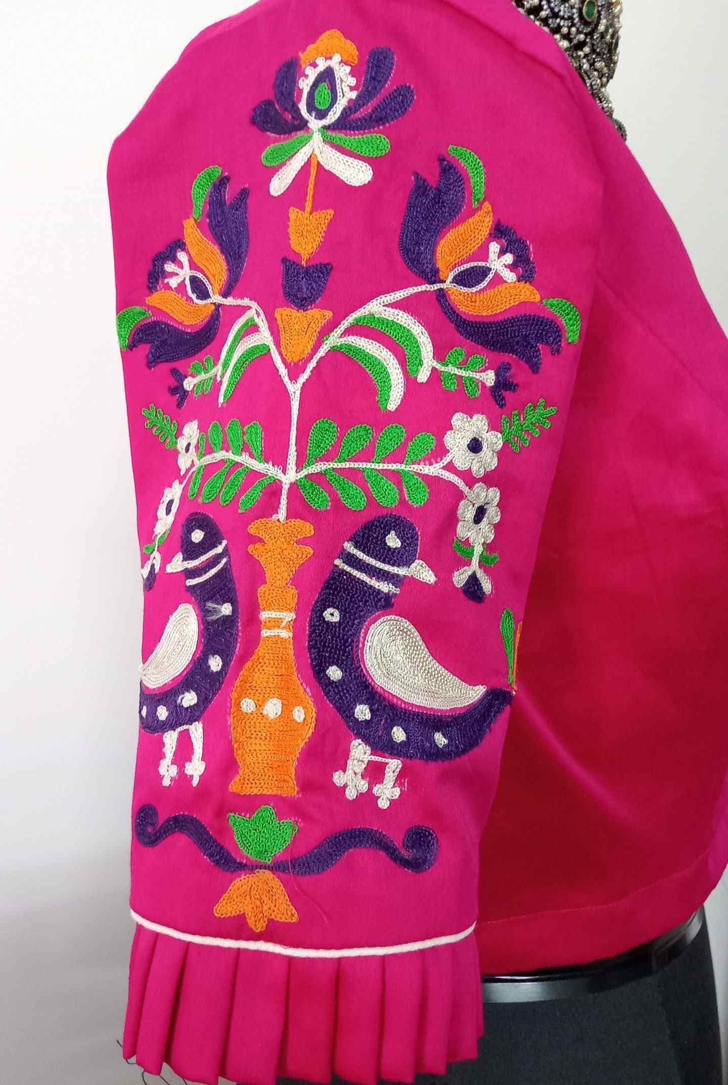Rani Embroidered Readymade Blouse | Godhuli