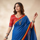 Buy Ink Blue Saree with Dori Work | Godhuli