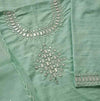 Buy Aqua Green Mirror Work Suit Set | Godhuli