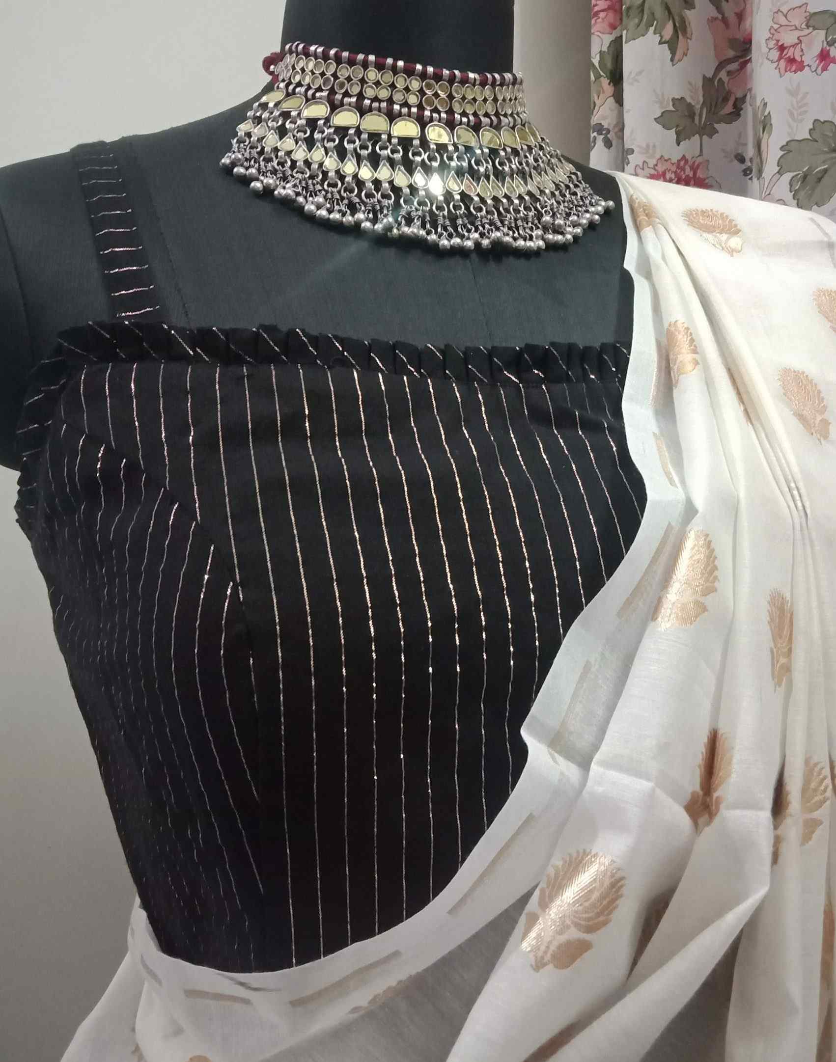 25 Black Saree Blouse Looks to Suit Every Occasion & Function