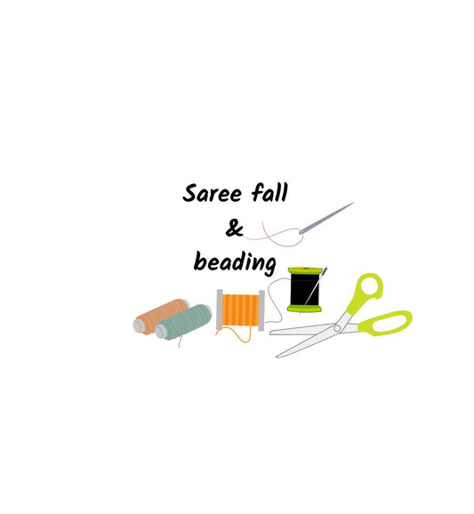 Saree fall and beading