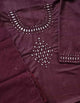 Buy Dark Maroon Mirror Work Suit Set | Godhuli