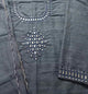Buy Denim Blue Mirror Work Suit Set | Godhuli