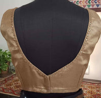 Buy Golden Mirrorwork Sleeveless Blouse Combo | Perfect for B2B Orders