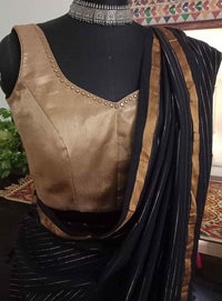 Buy Golden Mirrorwork Sleeveless Blouse Combo | Perfect for B2B Orders