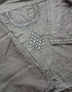 Buy Metallic Grey Mirror Work Suit Set | Godhuli