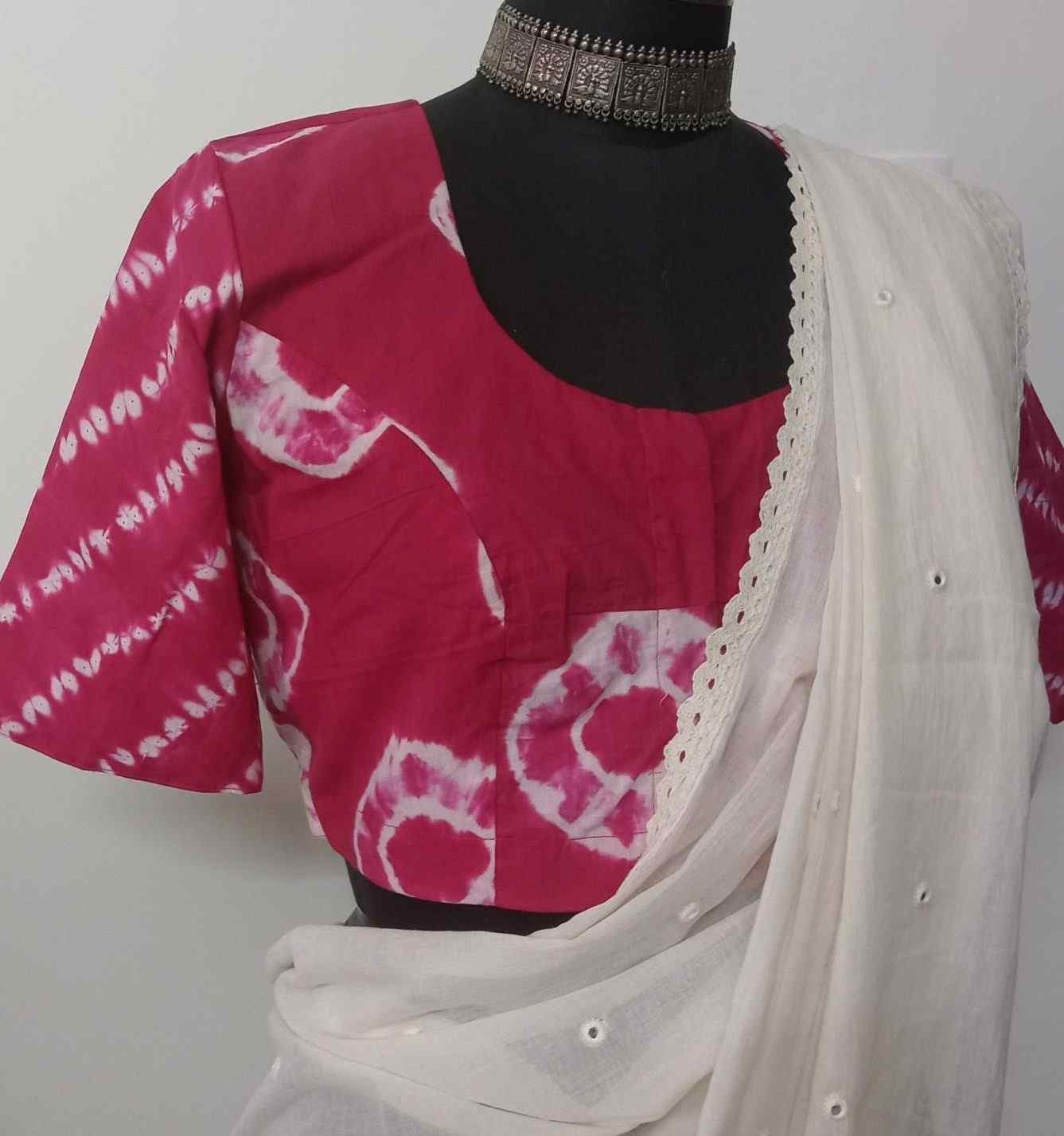 Rani Pink Shibori  Blouse